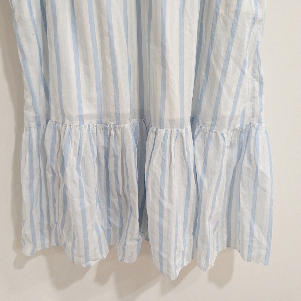 J. Crew Striped Tiered Midi Dress - Picture 3 of 8